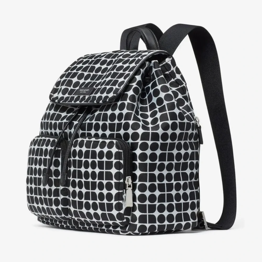 Kate Spade Noel Printed Fabric Backpack SKU 9957129 NWT